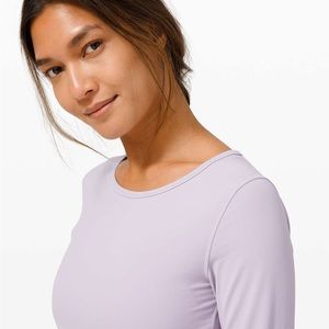 Lululemon Ever Elated Long Sleeve Crop
